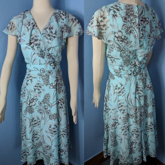 Jessica Howard Dresses & Skirts - NWT Jessica Howard Teal Floral Spring Dress